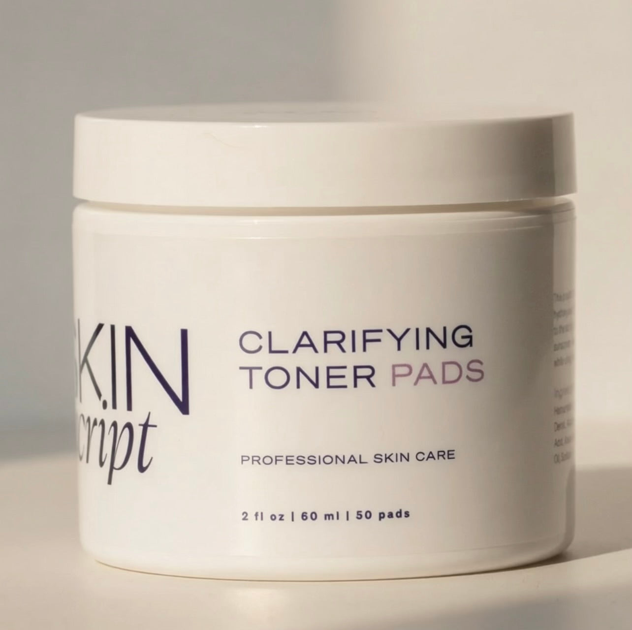 Skin Script Clarifying Toner Pads